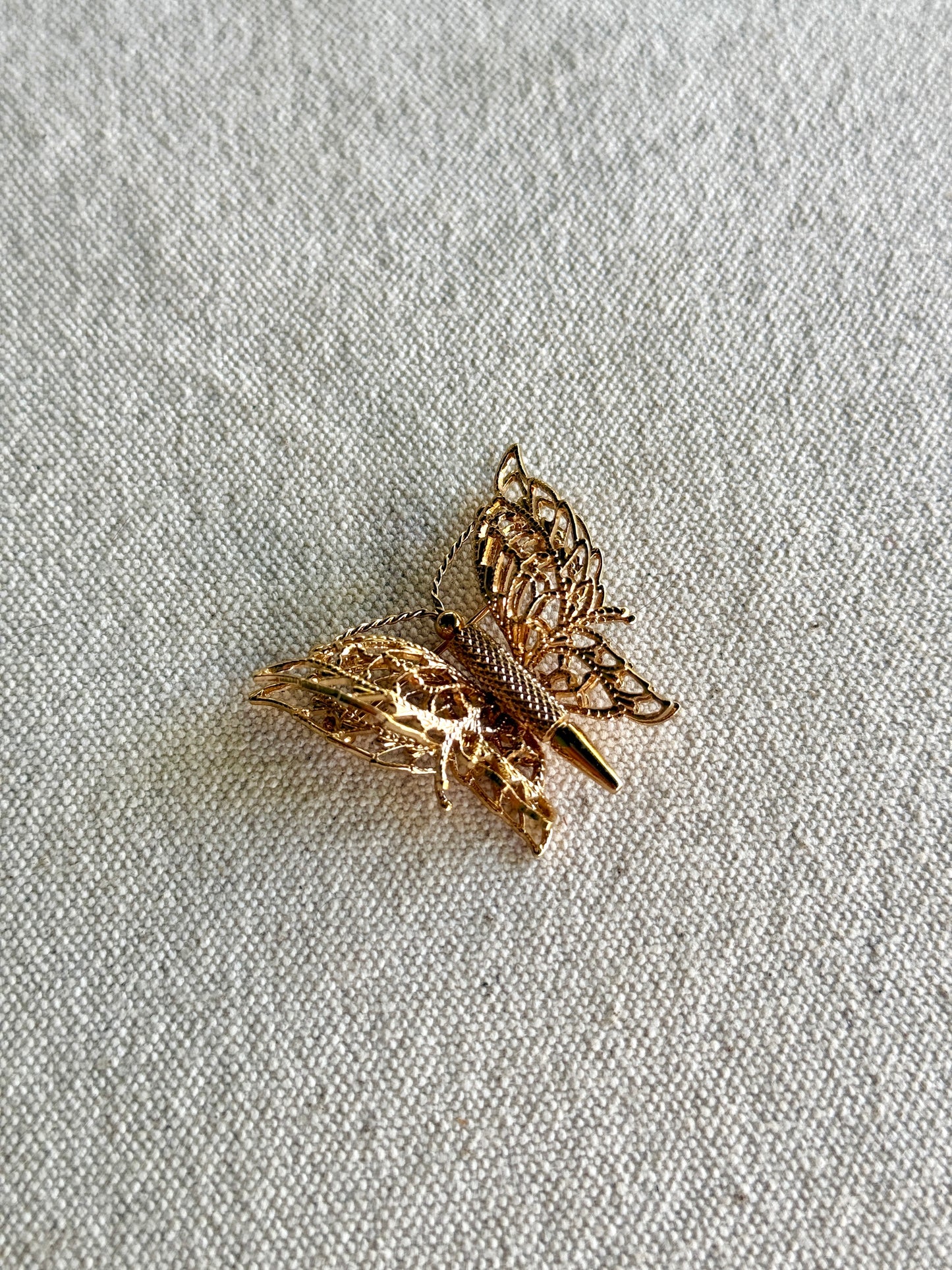 Broche de Mariposa Aguecada