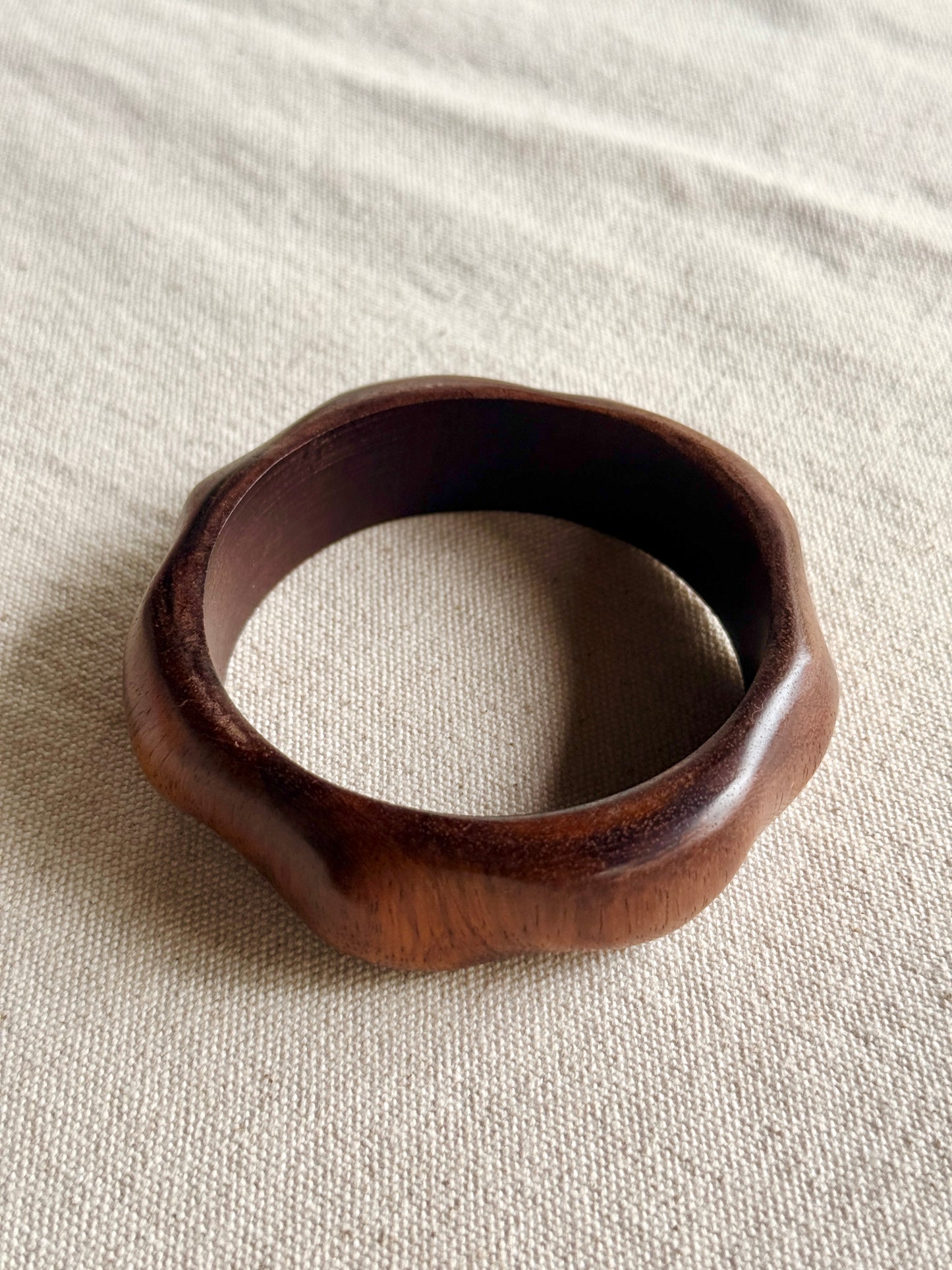 Pulsera de madera octagonal