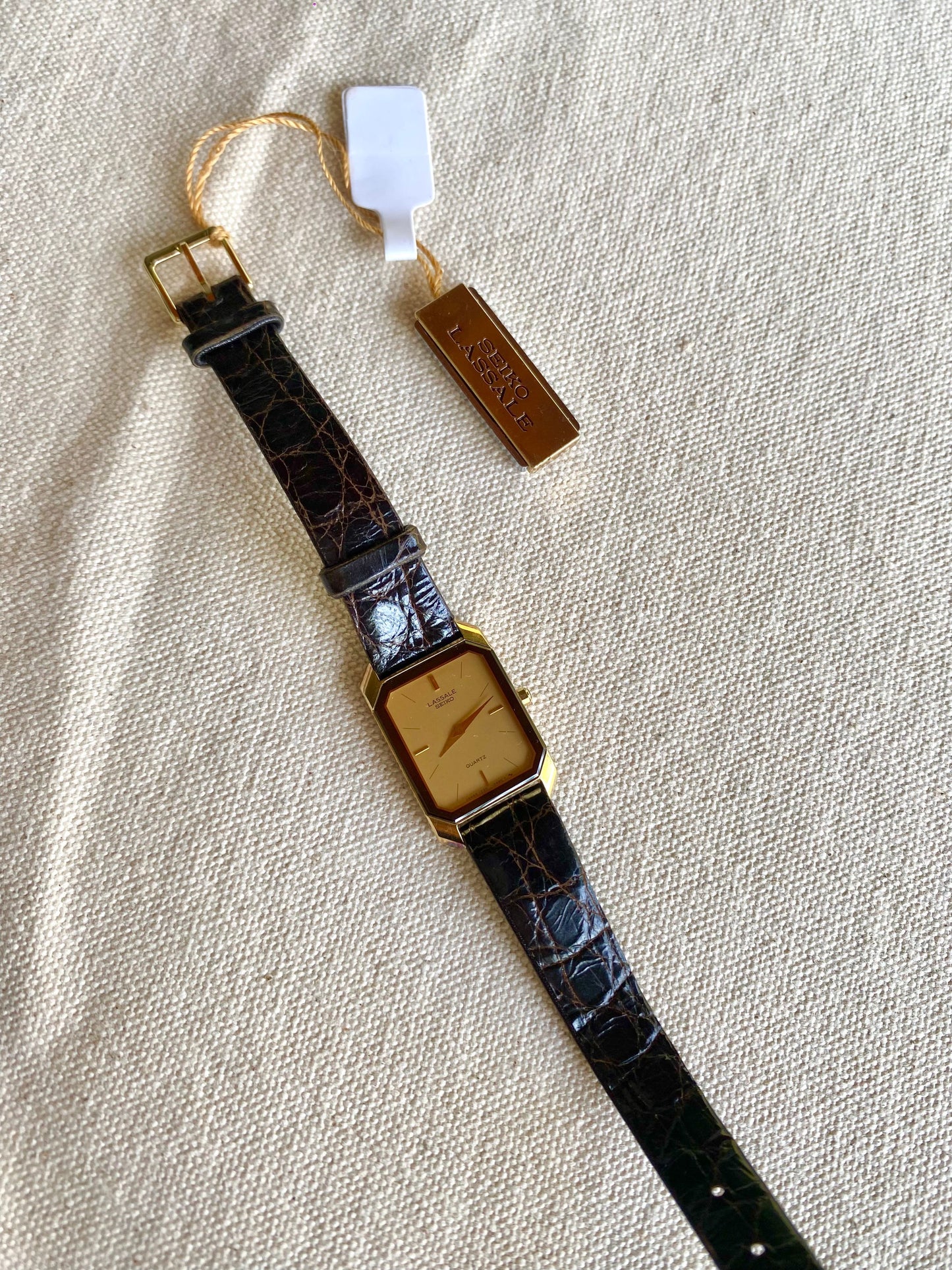 Reloj Dorado Lassale- Seiko