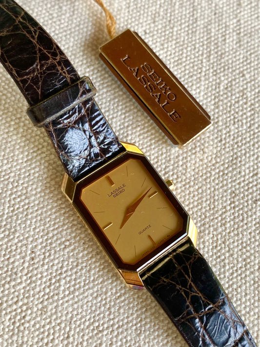 Reloj Dorado Lassale- Seiko