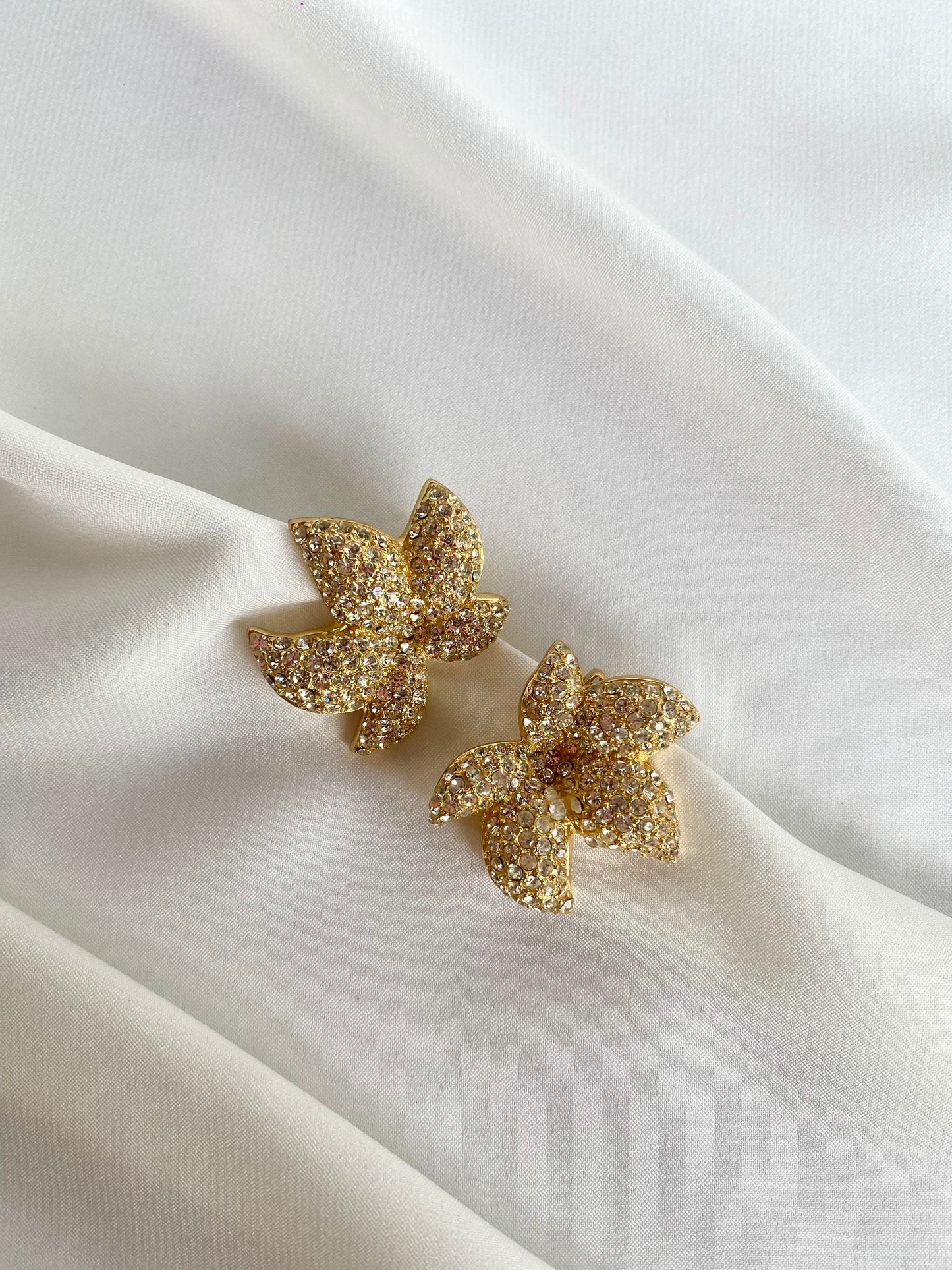 Aretes “Leaf” de prensa– Christian Dior