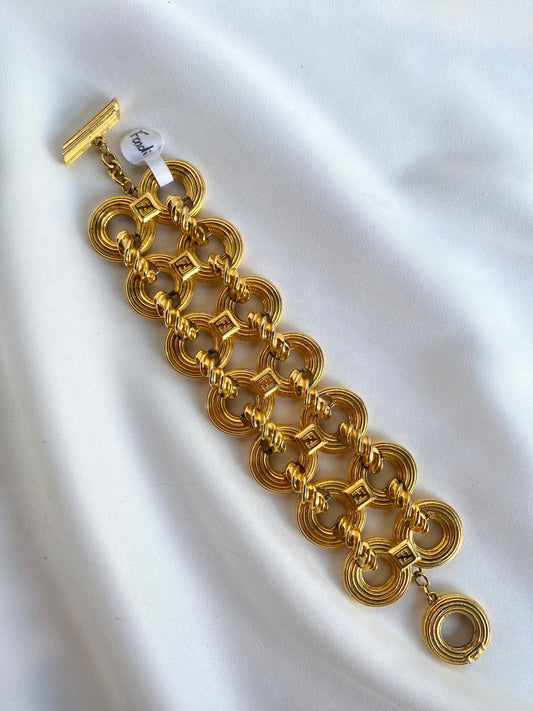 Pulsera Doble Cadena– Fendi