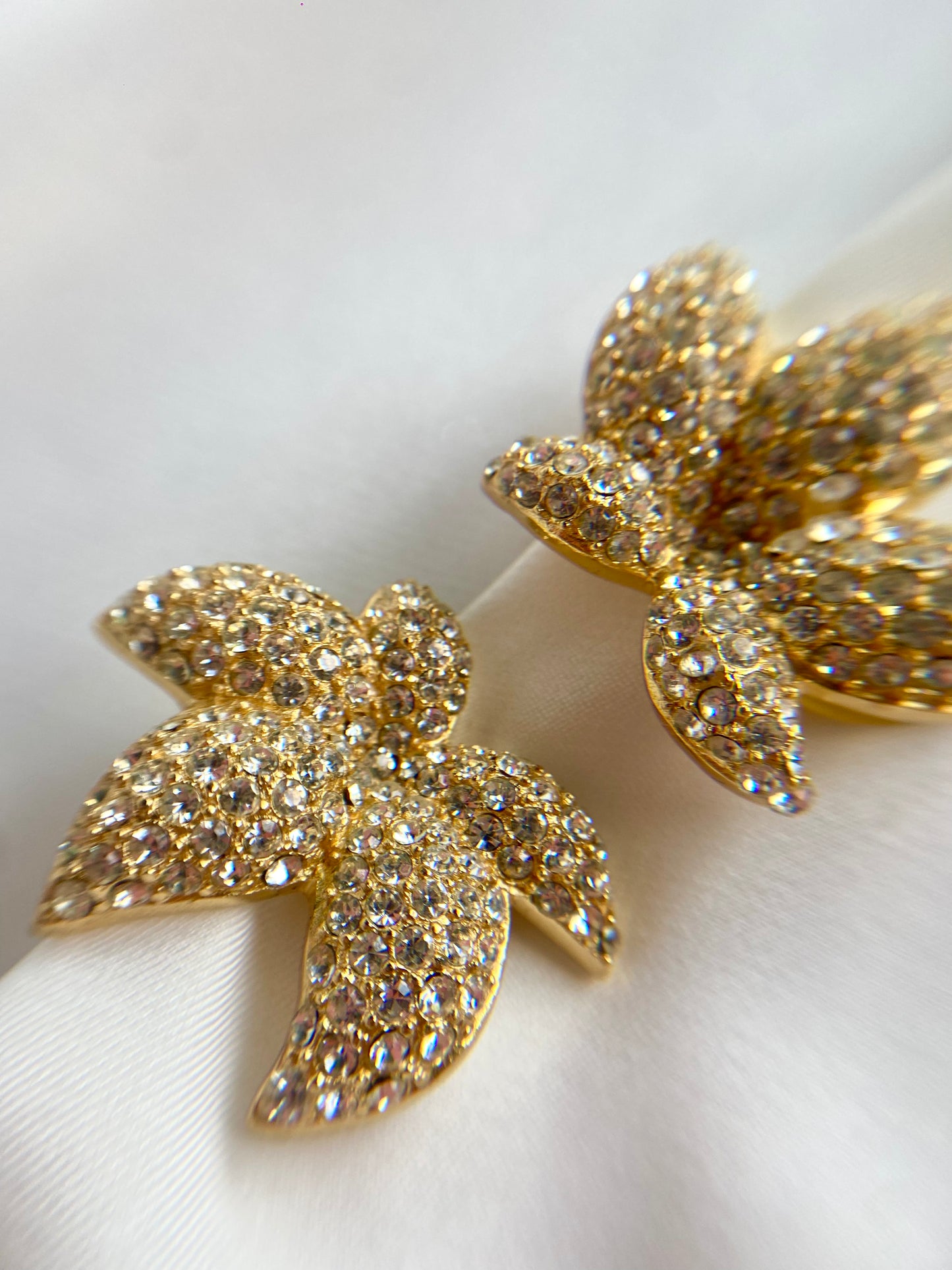 Aretes “Leaf” de prensa– Christian Dior