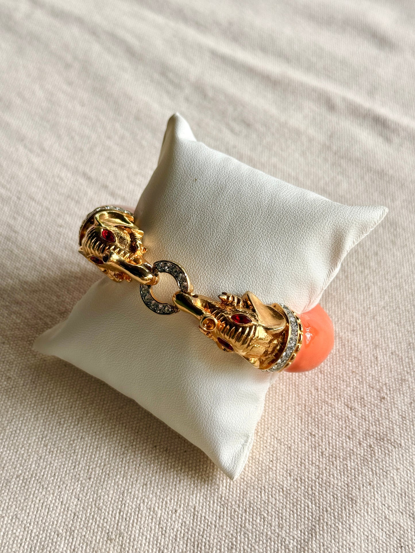 Pulsera Cuff de Elefantes- Kenneth Jay Lane