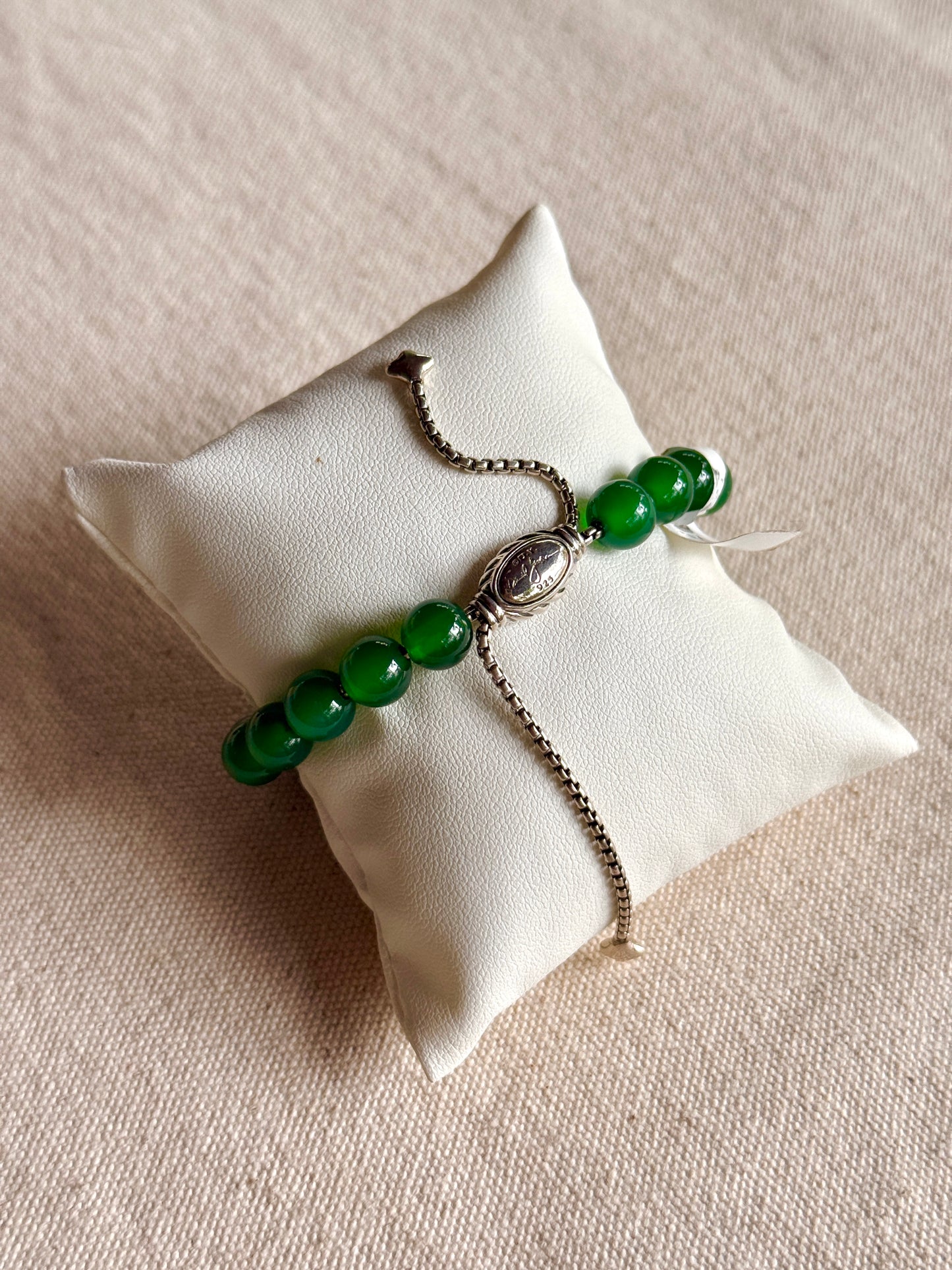 Pulsera Vintage de Onix Verde- David Yurman