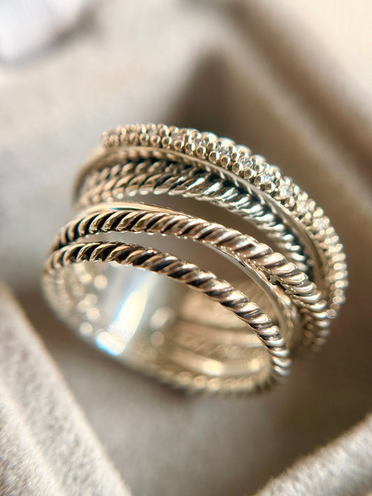 Anillo Vintage de Espiral - David Yurman