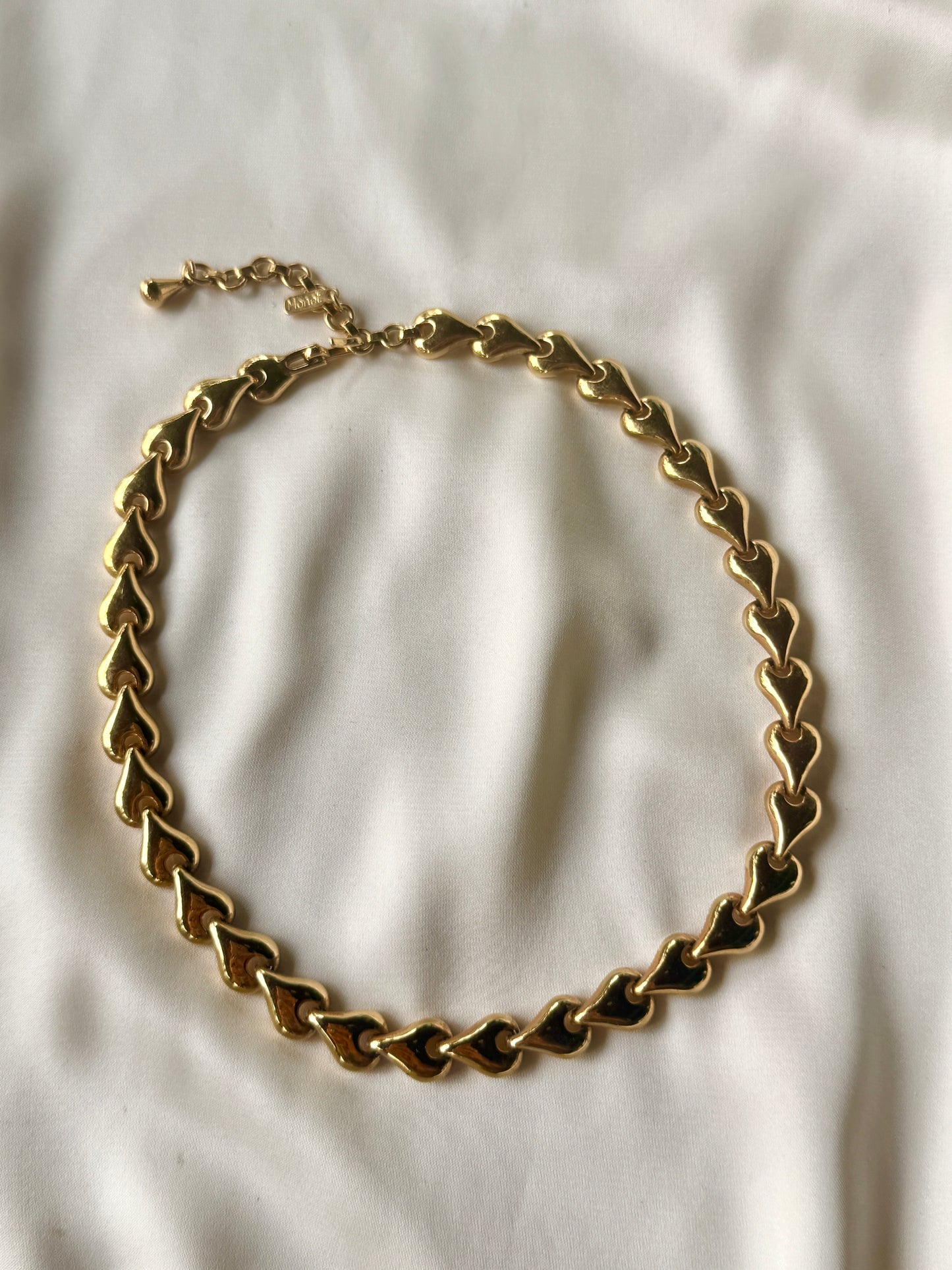 Collar en Eslabones de Corazones- Monet