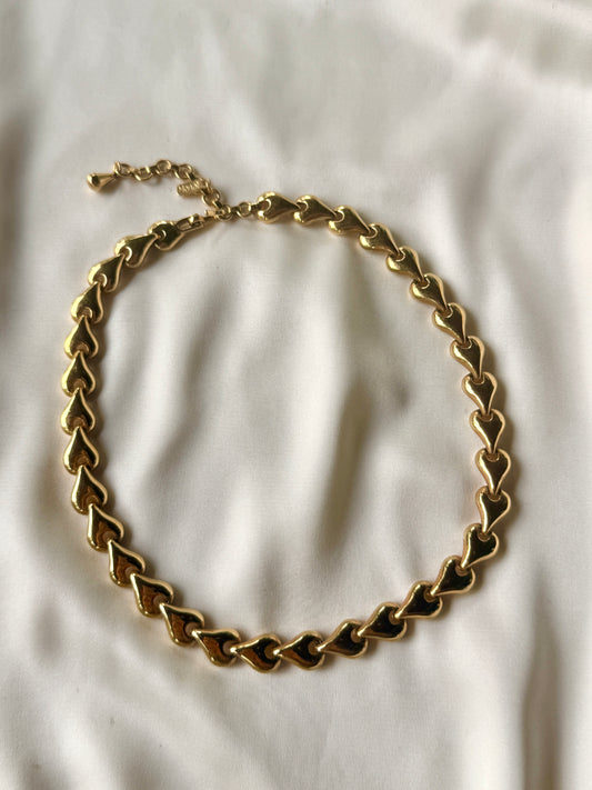 Collar en Eslabones de Corazones- Monet