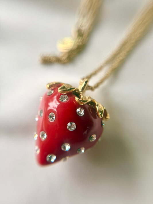 Collar de Fresa - Kenneth Jay Lane