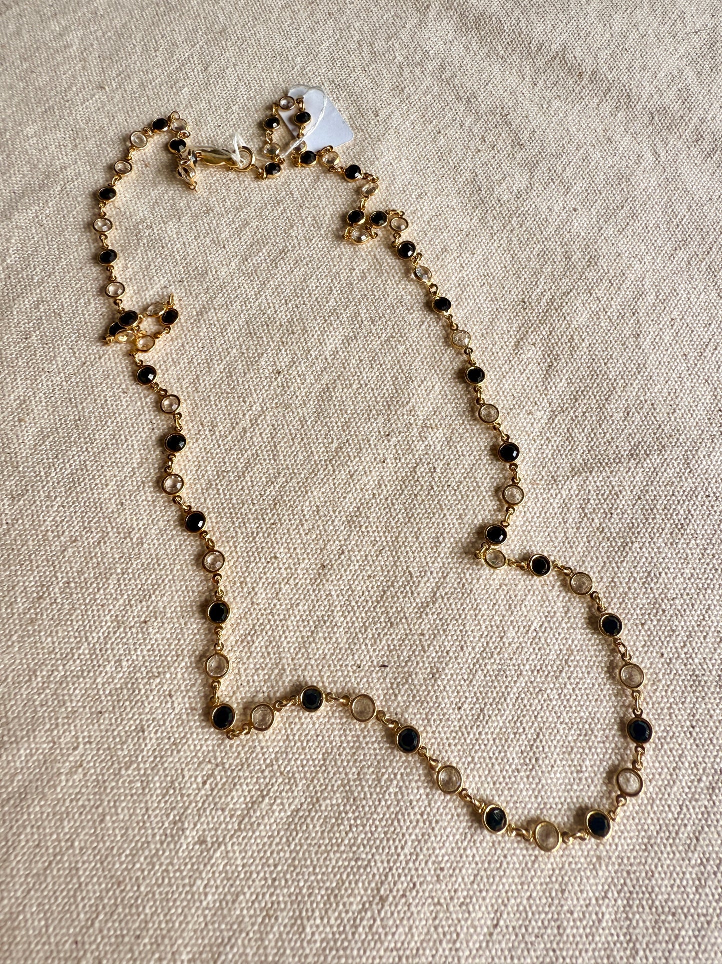 Collar Vienés de Cristales Alternos