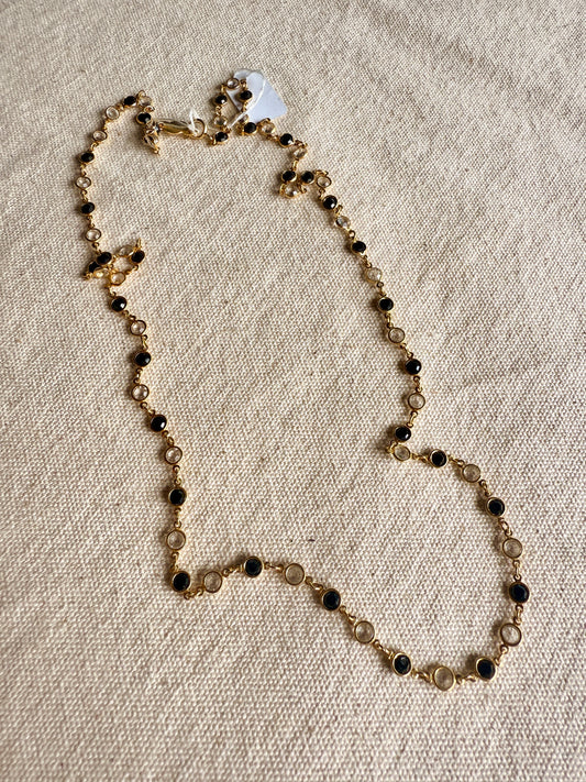 Collar Vienés de Cristales Alternos