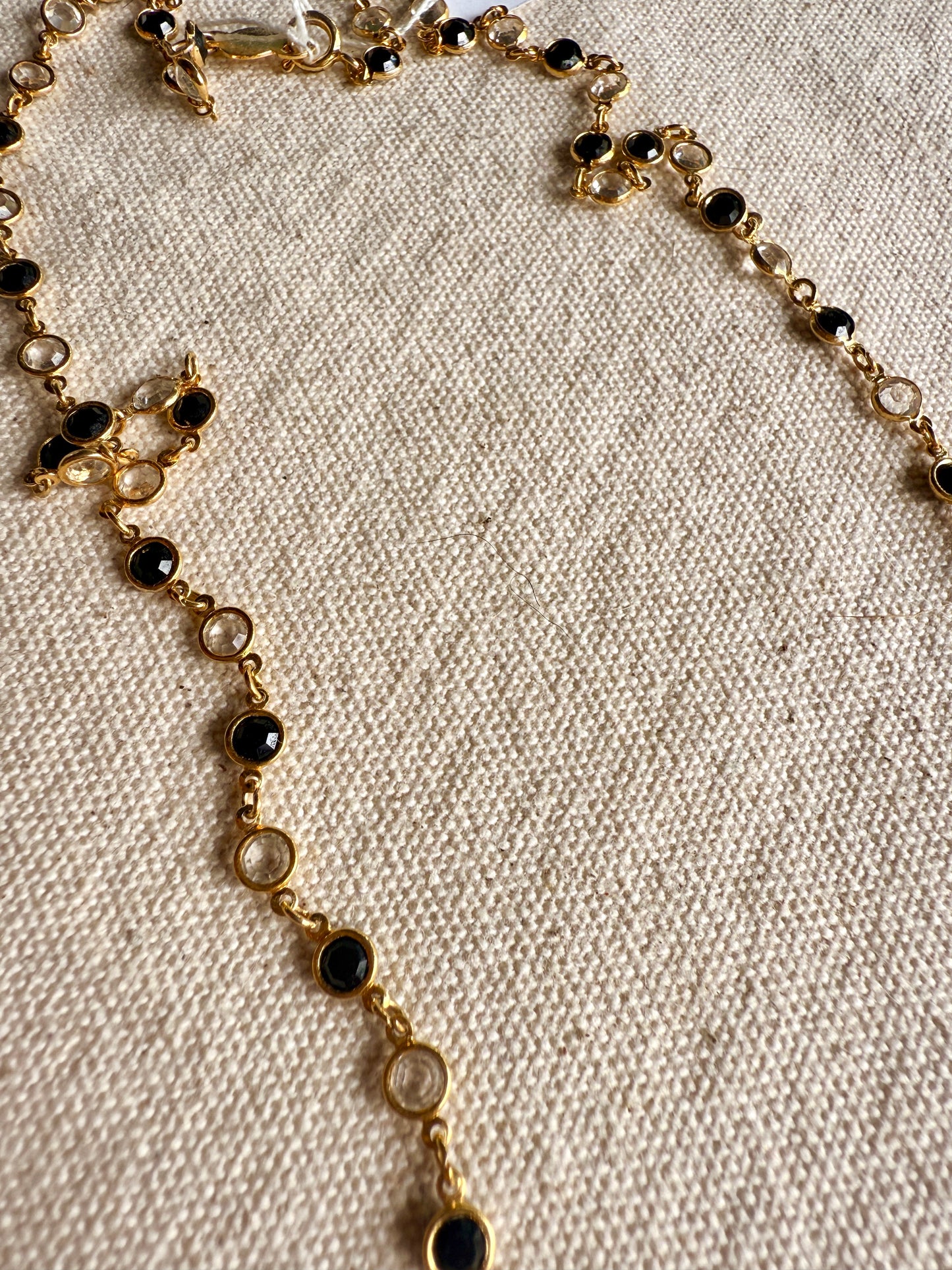 Collar Vienés de Cristales Alternos