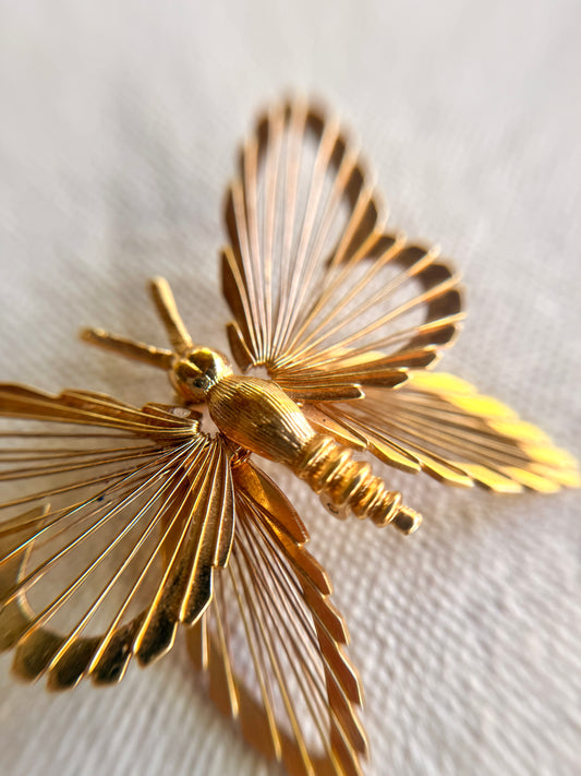 Broche Mariposa Dorada- Monet