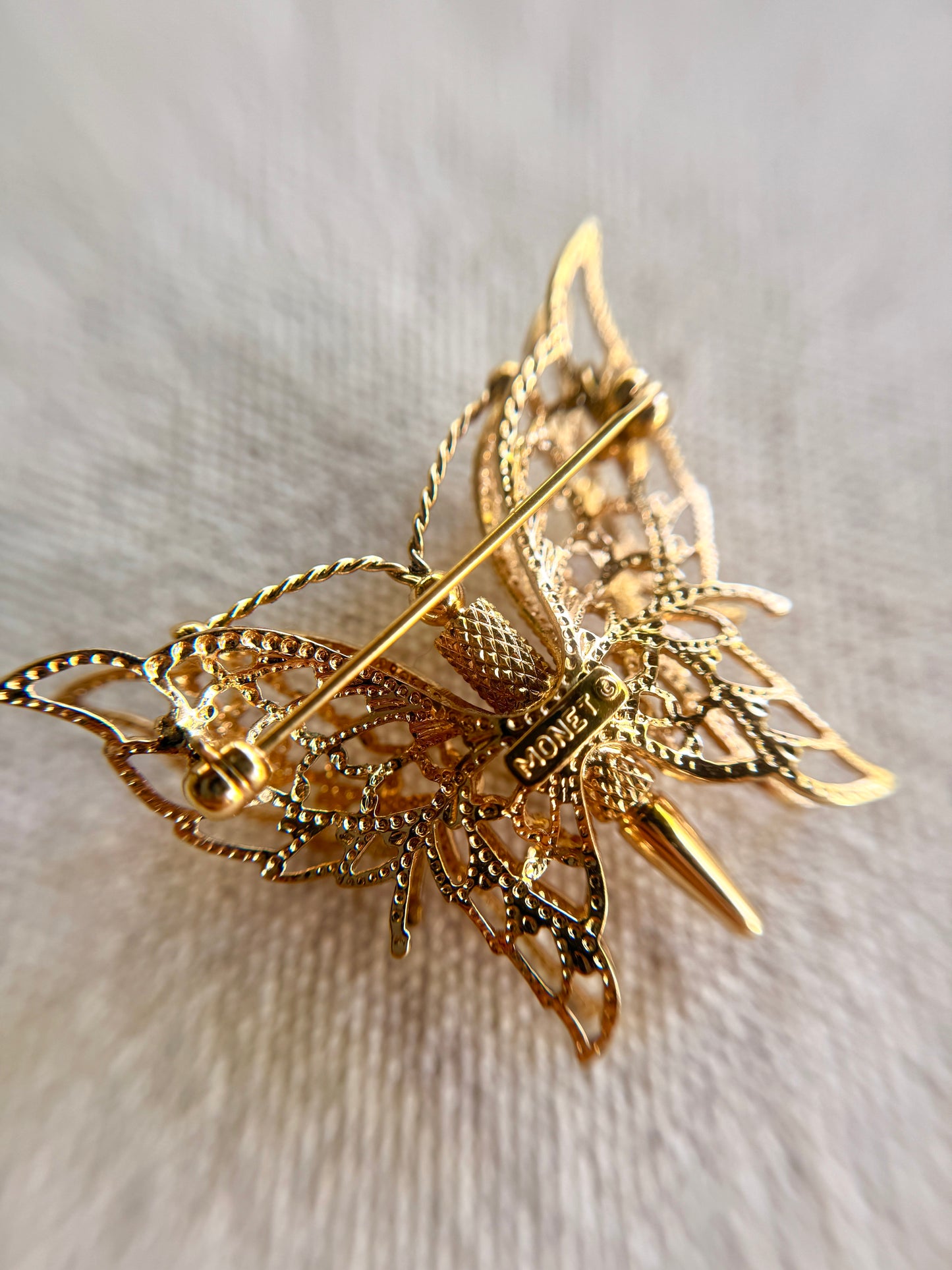 Broche de Mariposa Aguecada