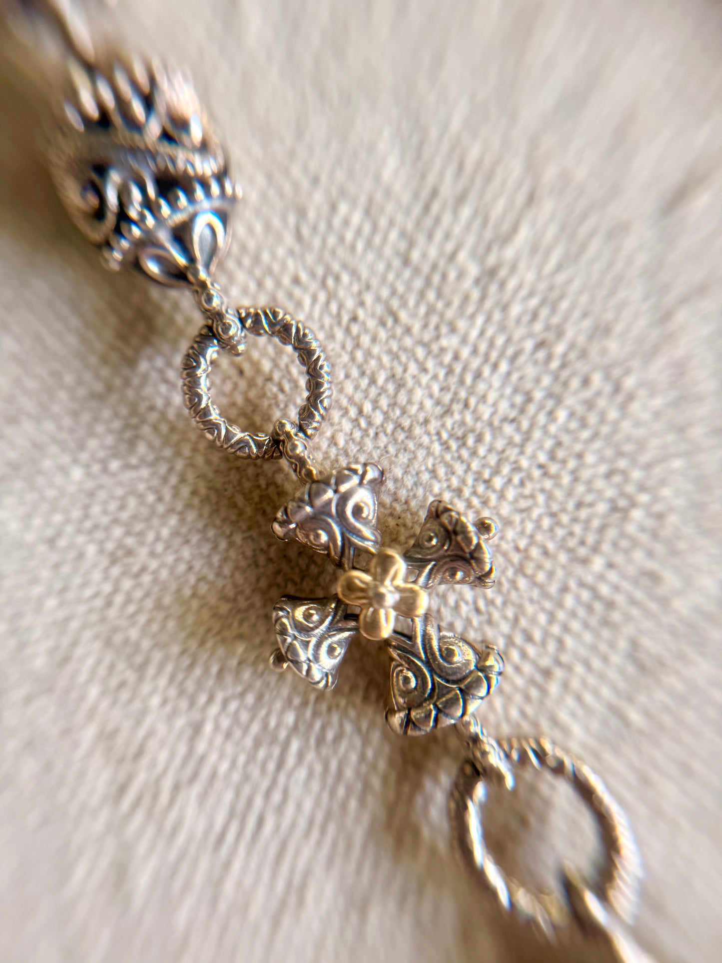 Pulsera de Plata con amatista, Citrino y Peridoto.