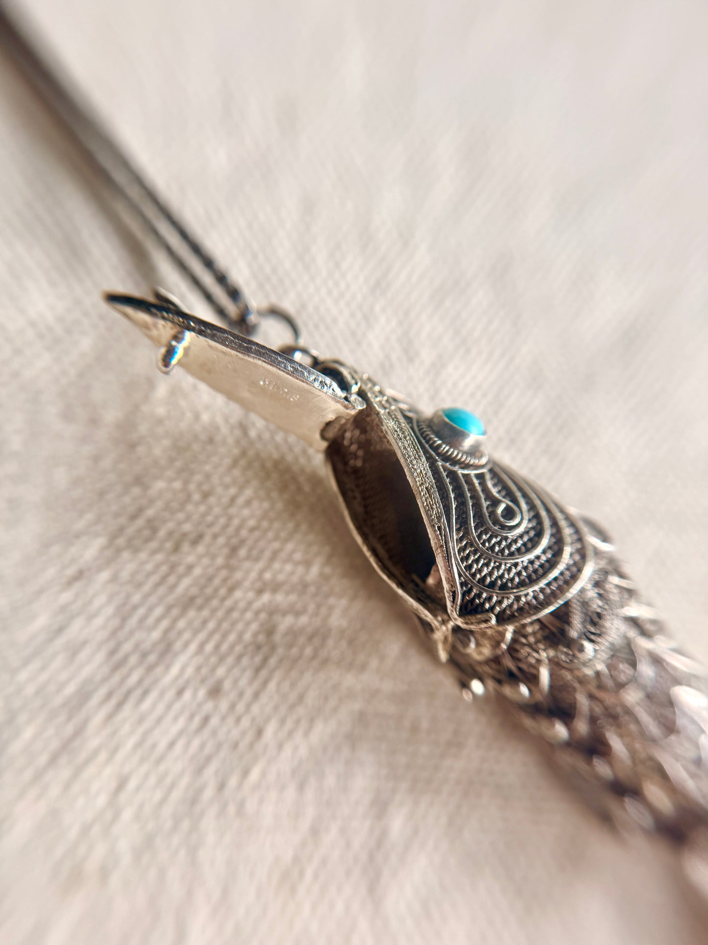 Collar de Pescado de Plata