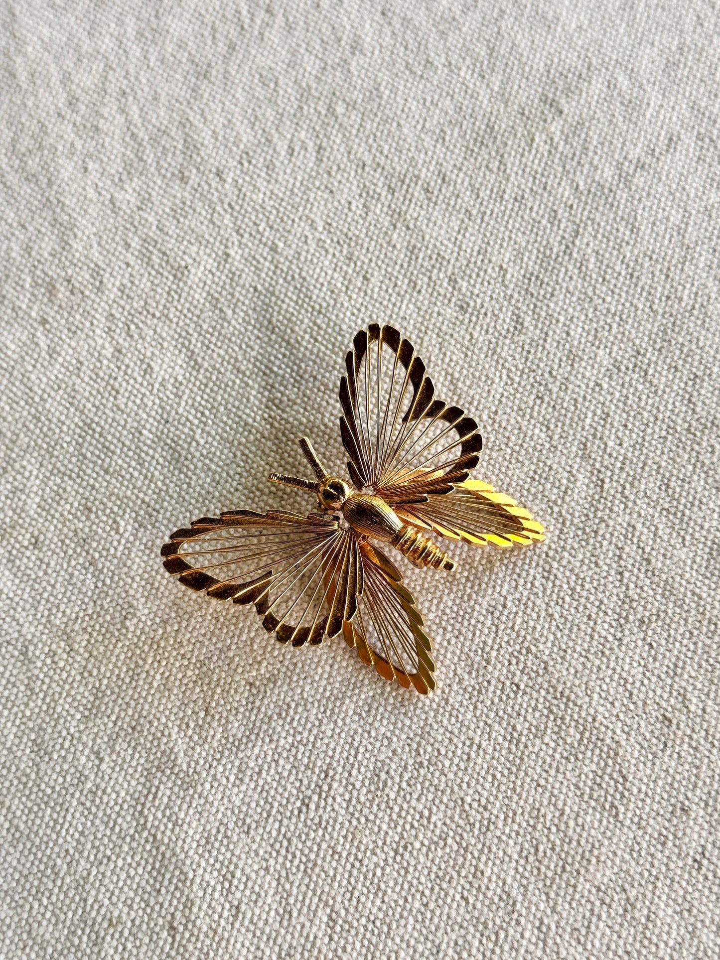 Broche Mariposa Dorada- Monet