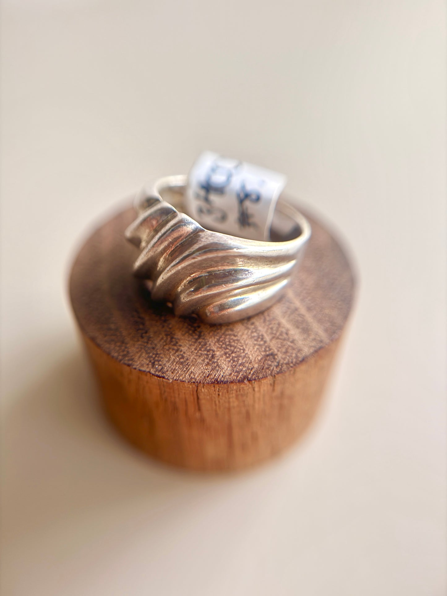 Anillo de Plata en Olas