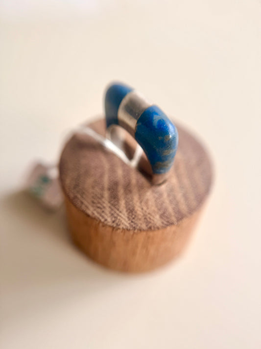 Anillo de Plata con Lapislázuli