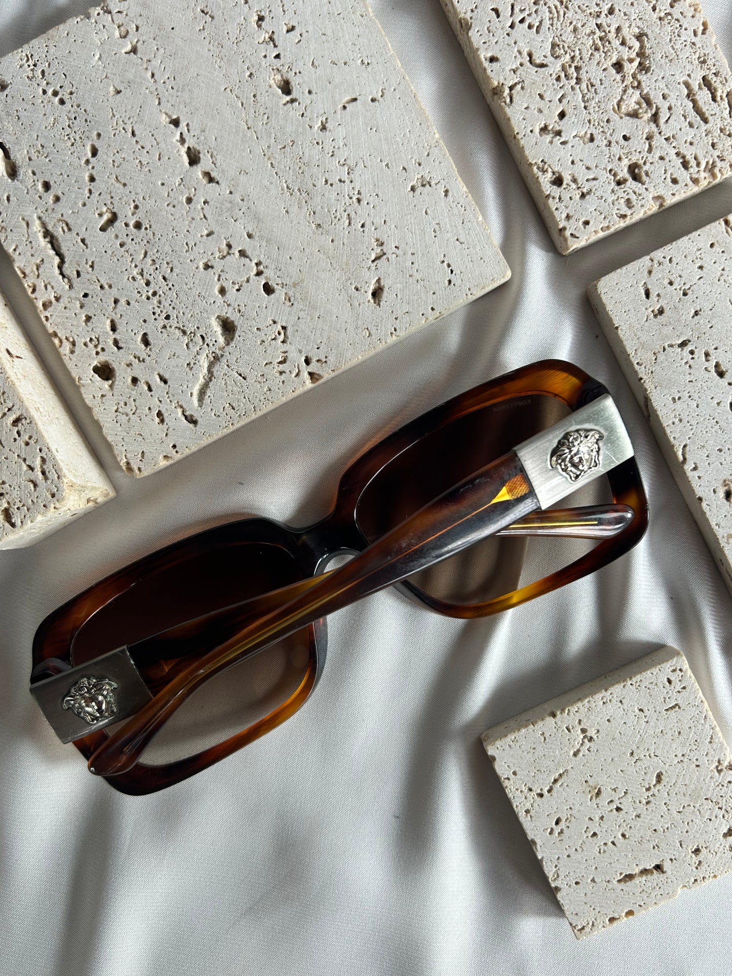 Lentes 4022,en carey degradado marrón- Versace