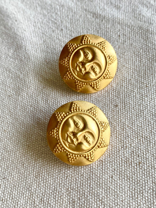 Aretes Sol de prensa- Anne Klein Couture Celestial