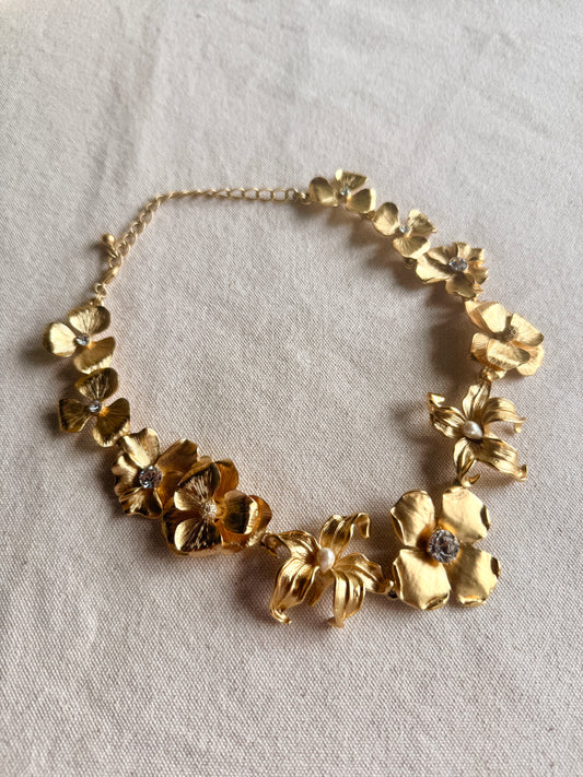 Collar Floral- Kenneth Jay Lane