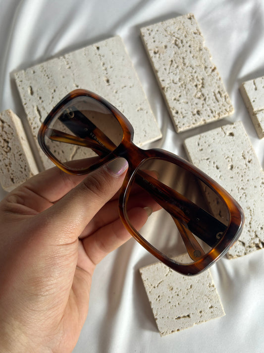 Lentes 4022,en carey degradado marrón- Versace